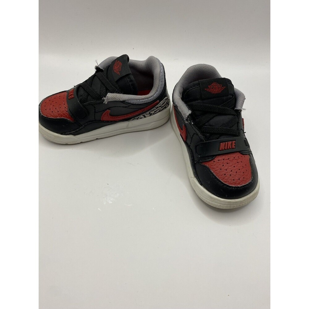 Nike Air Jordan Youth 6C Little Boy Red Black And White - Picture 5 of 10